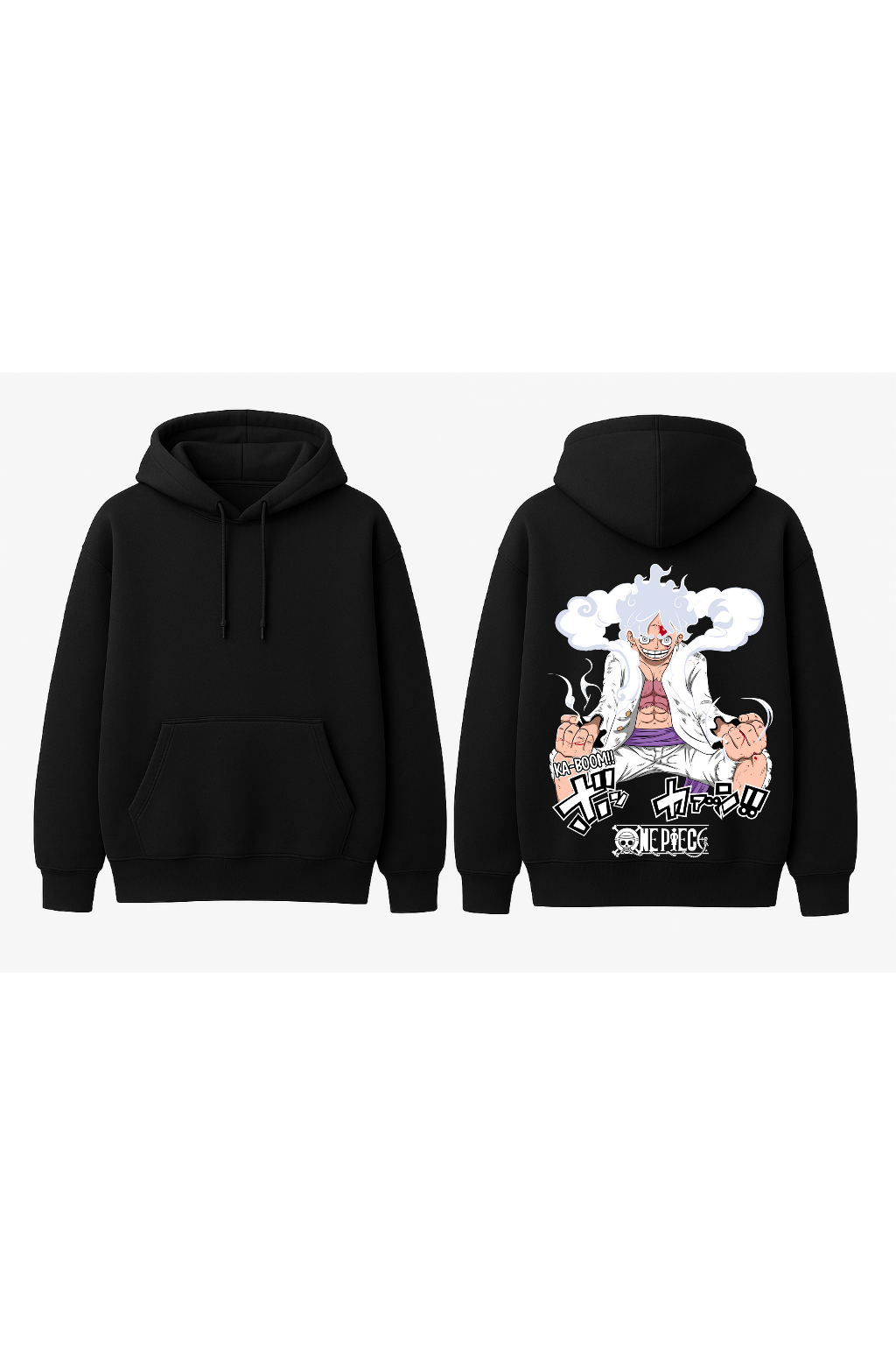 One Piece Luffy Gear Fifth (Nika) "Ka-Boom" Oversized Hoodie | Manga Fleece