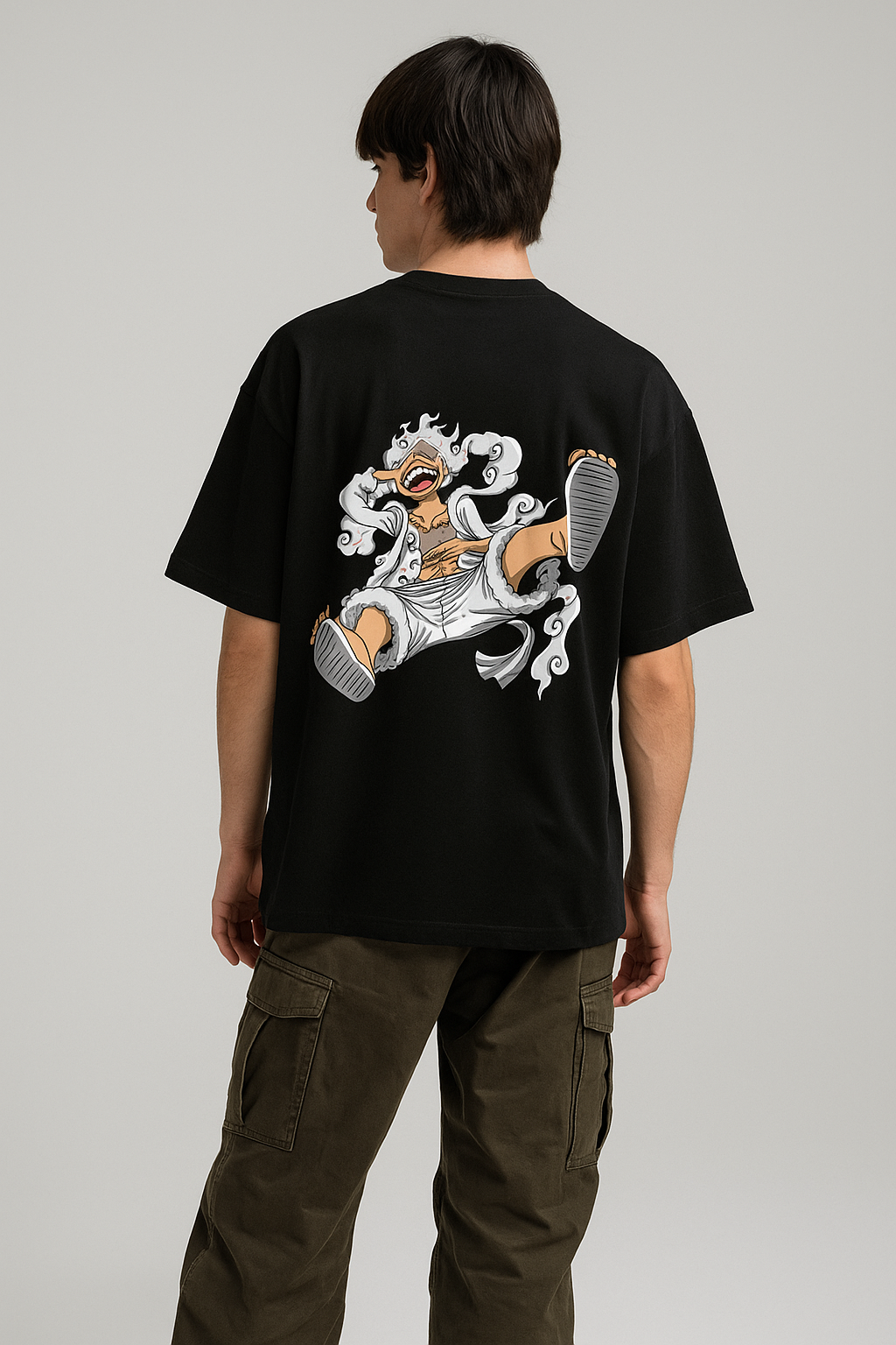 One Piece "Luffy Gear 5 Laughing" Oversized T-Shirt | Joy Boy Tee