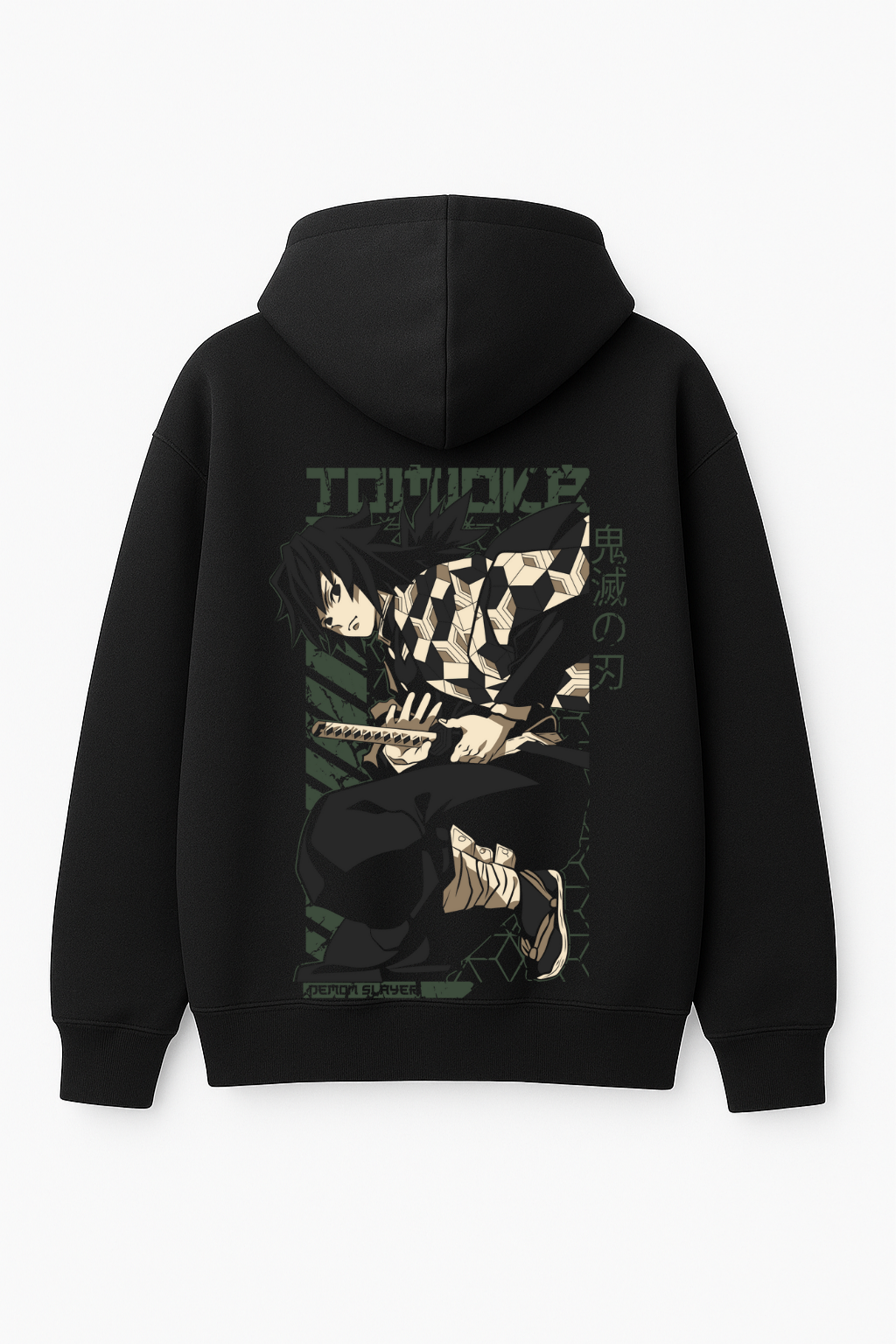 Demon Slayer Giyu Tomioka Water Hashira Oversized Hoodie | Anime Fleece