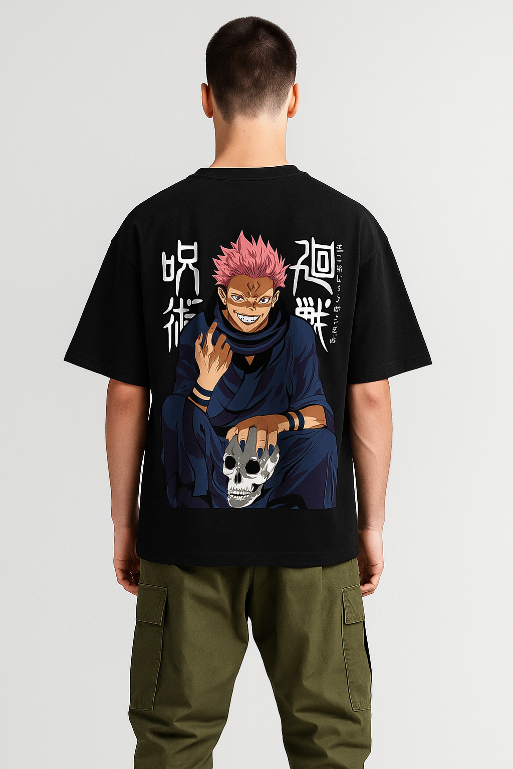 Jujutsu Kaisen "Ryomen Sukuna" Oversized T-Shirt | King of Curses Tee