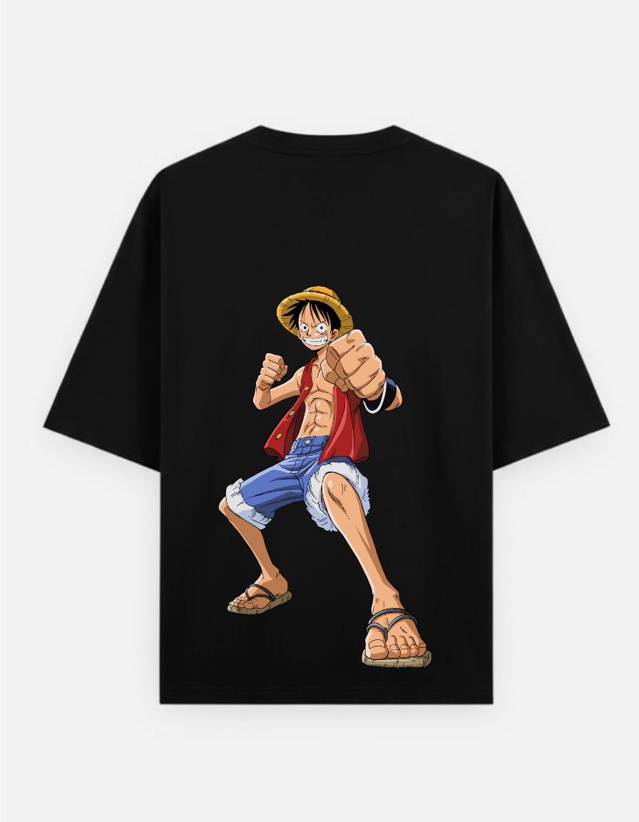 One Piece "Luffy Punch" Oversized T-Shirt | Monkey D. Luffy Classic Tee