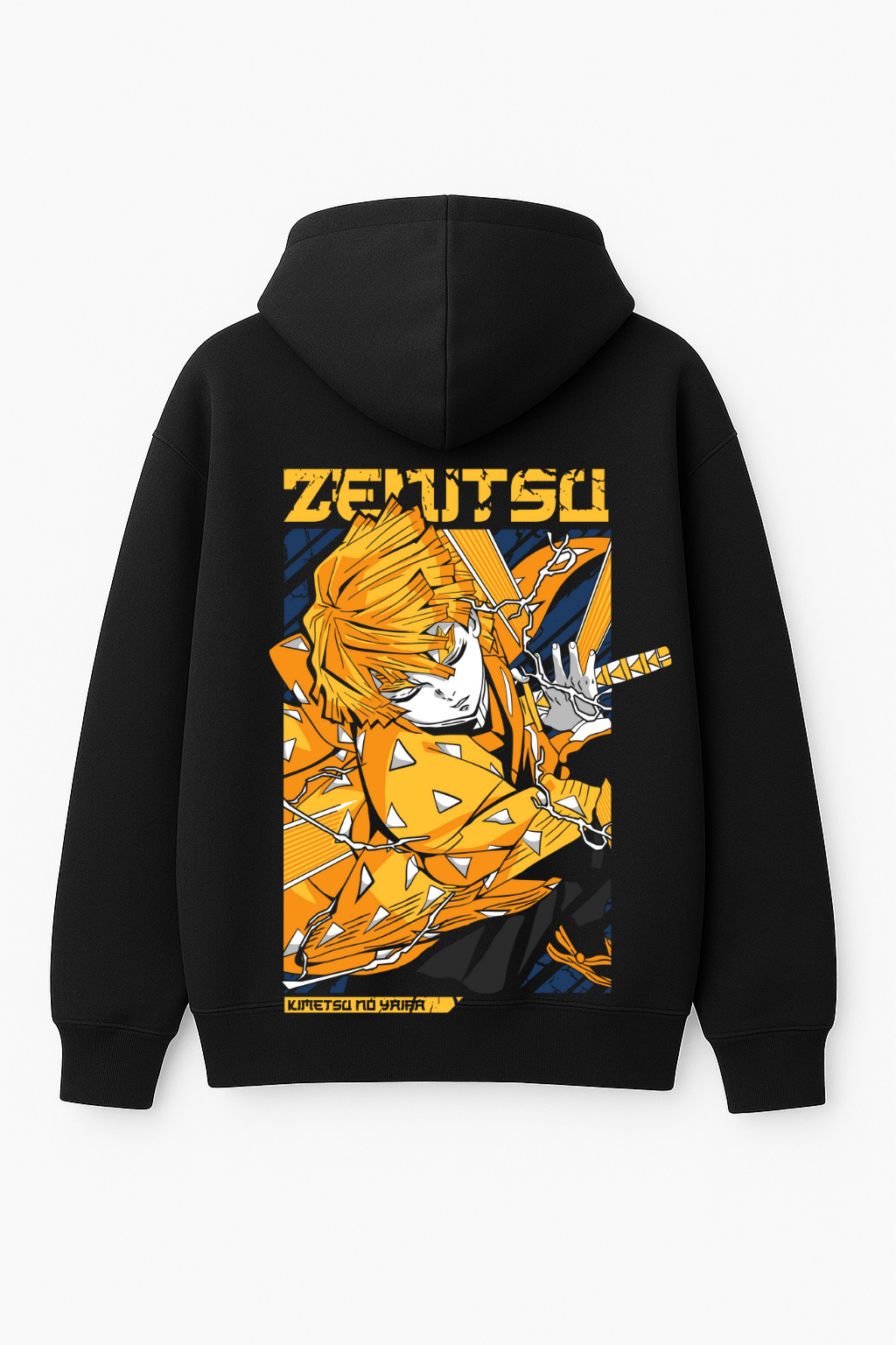 Demon Slayer Zenitsu "Thunder Breathing" Oversized Hoodie | Agatsuma Fleece